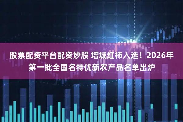 股票配资平台配资炒股 增城红柿入选！2026年第一批全国名特优新农产品名单出炉